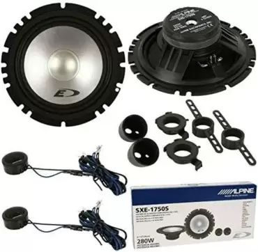 ALPINE speaker and tweeter set kit for Fiat Ducato, Citroen Jumper and Peugeot Boxer.