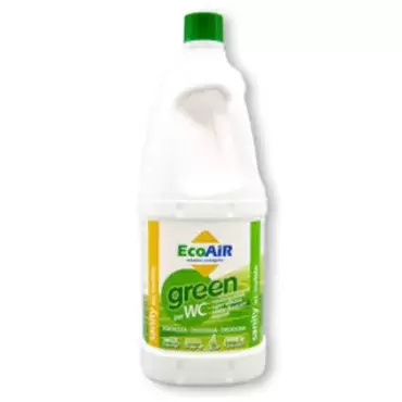 EcoAir Green Ecological 2 liters for the hygiene of sewage from caravans, motorhomes and campers.