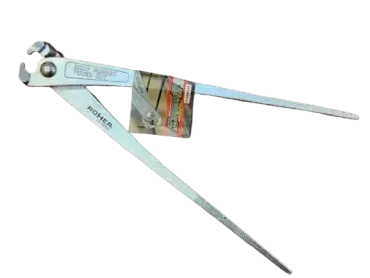 High-quality, high-power chrome-plated ROHER tongs.