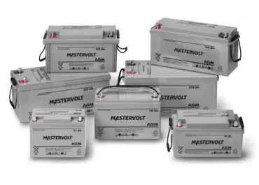 AGM Mastervol 130 AH 12V battery for motorhomes and campers.