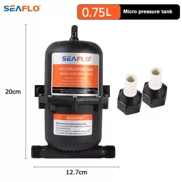 Seaflo 0.75L expansion vessel for motorhomes and campers.