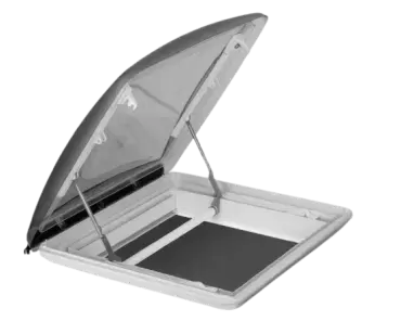 Skylight 40x40 25-45mm. Roofstar 4 Extremely flat for caravans, motorhomes and campers.