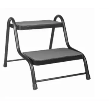 Double black entry step step for caravans, motorhomes and campers.