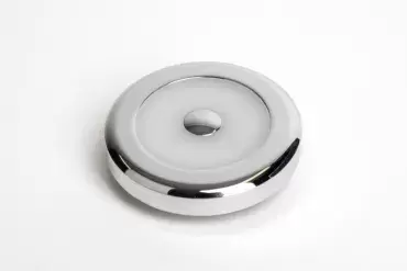 Carbest round LED chrome ceiling light and wall light (50 mm) for surface mounting.