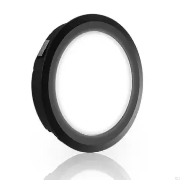 SOtech 3W 12V black recessed LED light spotlight, for caravans, motorhomes and campers.