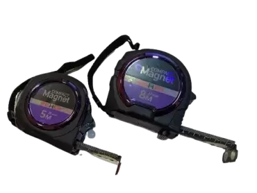 Professional 8MT Black Compact Magnet 8x27mm tape measure, high quality.