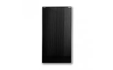 BLUGY BLACK monocrystalline solar panel, 120Wp, more efficient, 1130 x 668 x 30mm for motorhomes and campers.