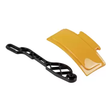 Replacement indicator cover and removable cassette lever for Dometic CT3000 and CT4000 toilets.