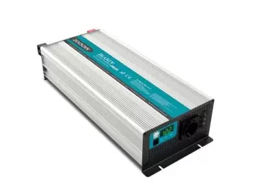 12V 2000W pure sine wave inverter with BLUGY by-pass function for caravan, motorhome and camper. Ref: BGINV2000PBP-12