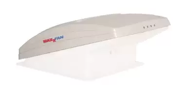 Replacement white MaxxFan skylight external cover 40x40 cm for motorhome, caravan and camper - Ref. 398196
