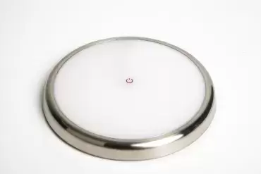 Carbest round LED chrome ceiling light and wall light (180 mm) for surface mounting. Ref. 835721
