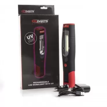 Work or Camping Flashlight LED Inspection Light (1 x OSRAM COB) with Multi-Use UV Flashlight. Ref. EPIL05