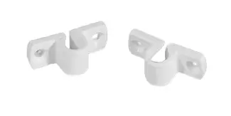 Replacement white supports for rod closures for motorhome, caravan and camper