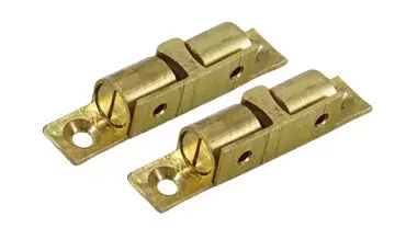 Golden cabinet door stoppers for motorhome, caravan and camper
