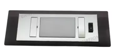 TecnoLed rectangular ceiling light 12v 12 Led surface caravan motorhome camper 