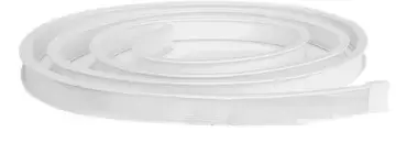 Flexible curtain rail for motorhome, caravan and camper.