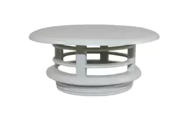 Heating chimney hat for motorhome, caravan and camper