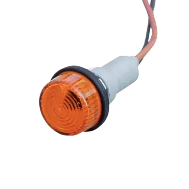 Hella round orange direction indicator for motorhome, caravan and camper