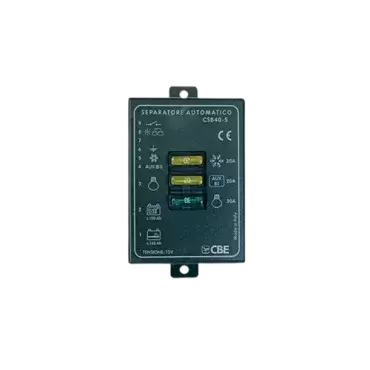 CSB40/S automatic battery separator powered by the alternator