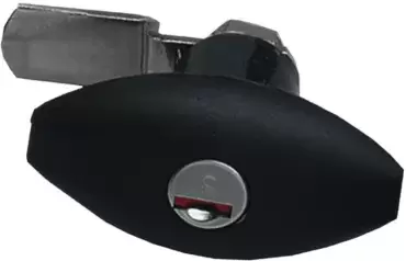 Replacement black exterior chest lock for Zadi caravan motorhome cylinders