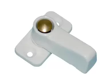 White rotating interior latch