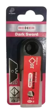 10 TRAPEZOIDAL BLADES 18X60MM SK2-DARK