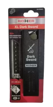 10 TRAPEZ BLADES FOR CUTTER XL 18X100 MM SK2-DARK