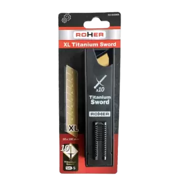 10 TRAPEZ BLADES FOR CUTTER 18 X 125 SK5-TITANIUM