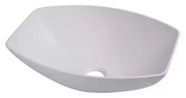 Semi oval countertop sink 350x260x135mm for caravans, motorhomes and campers.