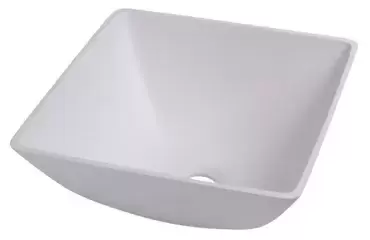 Square countertop sink 290x290x135mm for caravans, motorhomes and campers.