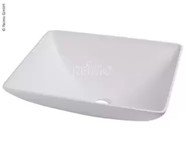 Rectangular countertop sink 350x260x135mm for caravans, motorhomes and campers.