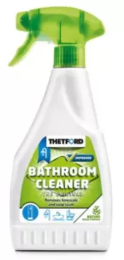 Thetford bathroom cleaner spray 500 ml for caravans, motorhomes and campers.