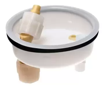 Cap for clean water tank for motorhome, caravan and camper.