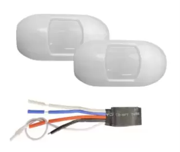 kit 2 180º motion sensors + radio frequency receiver for Starline alarm for caravans, motorhomes and campers.  