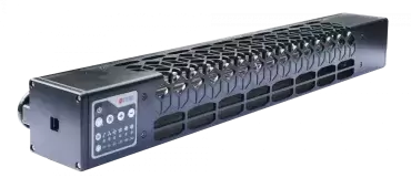 Multifunctional outdoor fan, kitchen extractor and anti-fogged windows fan for caravan, motorhome and camper.