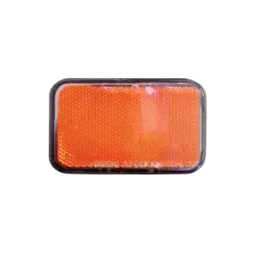 Orange adhesive reflector 95x60 mm for motorhome, caravan and camper