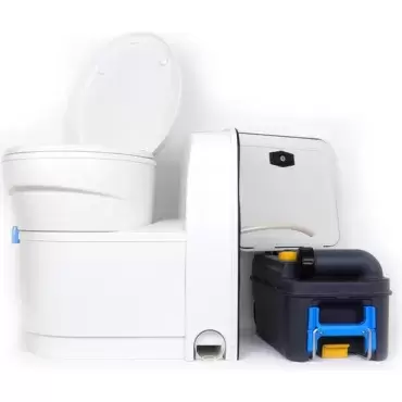 WC Freucamp W500 toilet with cassette and service door for caravans, motorhomes and campers.