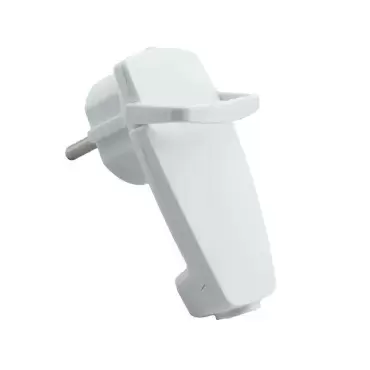 Extra-flat 16AH bipolar plug ideal for complicated and narrow spaces in caravans, motorhomes and campers.