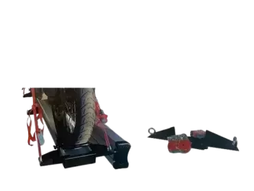 Additional tie-down support kit for Marea motorcycle carriers, motorhomes and campers.