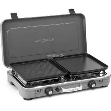 2-burner stove with Brunner Devil Kookmaster gas hob for caravans, motorhomes and campers.