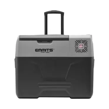 LG Emmits 40 Liter 12 and 24V inverter compressor refrigerator, Bluetooth with wheels and carrying handle, camping, motorhomes, campers and 4x4 overland.