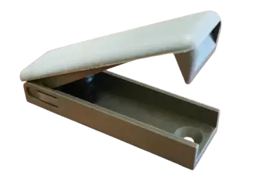 Original Hymer dark grey tailgate retainer for motorhome, caravan and camper.