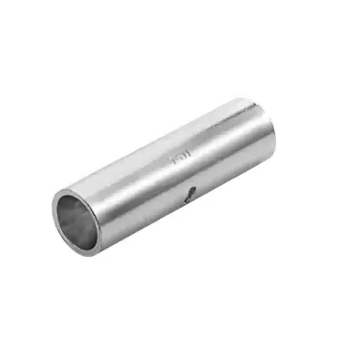 Copper splice sleeve for 6mm2 cable for installations and repairs.
