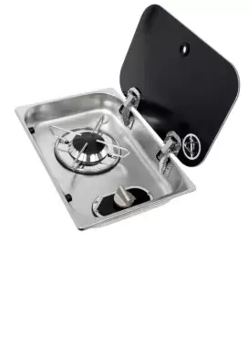 4 mm glass lid for 2-burner NAVY LOAD NL21000 stove for caravans, motorhomes and campers.