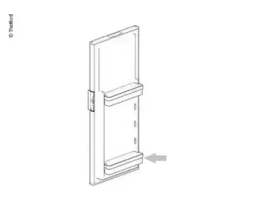 Thetford N3141/N3142 fridge door shelf for caravan, motorhome and camper
