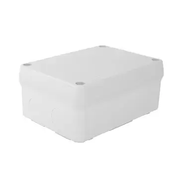 Waterproof blind box 153x110x65 mm IP55 multipurpose for installations in caravans, motorhomes and campers.