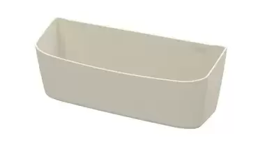 Pocket Plus L multipurpose tray shelf, cream white, caravans, motorhomes and campers.