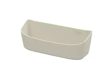 Pocket Plus M multipurpose tray shelf in cream white, caravans, motorhomes and campers.