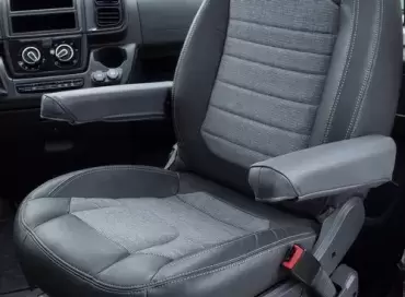 Armrest covers for Fiat Ducato from 2006 onwards, anthracite colour, motorhomes and campers.