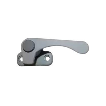 Replacement right window lock with safety button for caravans, motorhomes and campers.